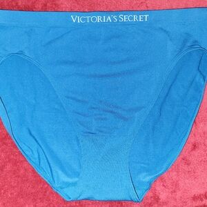 Victoria's Secret women's brief panty. Azure blue. L New without tags Never Worn